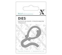 Xcut Plantillas para Cortar para Manualidades de Alphabet Die, Acero, Plateado, 0.1 x 4.5999999999999996 x 3.5 cm