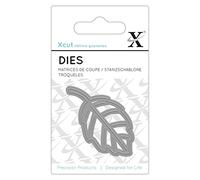 Xcut Plantillas para Cortar para Manualidades de Alphabet Die, acero, Plateado, 0.1 x 5.2 x 2.8 cm