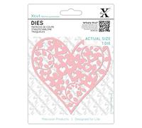 Xcut Troqueles, Placa de Metal, Rosa, 19.5 x 14.3 x 1.2 cm