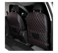 XCVFSRW 2X Protector Asiento Coche Patadas, para Audi A3 A4 A5 A6 A7 Q3 Q5 Q7 B8 B9 C7 C8 8V S3 S4 S5 Cuero Impermeable Organizador Respaldo Anti-Suciedad Accesorios Interior,B