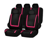 XCVFSRW Fundas de Asientos Coche, para Ford Ranger Ranger Raptor Ranger XL Raptor 2024 2025 Juego Completo Cubre Coche Transpirable Protector Asiento Delantero y Trasero Cómodo,F