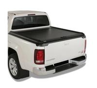 XCVKBA Persianas enrollables manuales retráctiles for tapa de montaña, color negro, compatibles con Vw Amarok V6, doble cabina, camioneta, cubiertas Tonneau