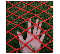 XCYYBB Red de Seguridad para niños, Balcón para niños Escaleras Red de protección Barandilla Cuerda de Seguridad Cerca de Malla de Malla -Rojo 1x3m(3.3x10ft)