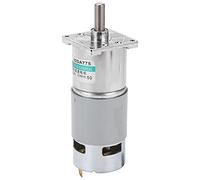 XD - Motor de engranajes 42GA755 CC, motor de imán permanente de baja velocidad y alto par, motor microreductor reversible de 24 V con rotación en sentido horario y antihorario, (50 rpm/min)