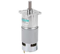 XD - Motor de engranajes DC 42GA755, motor de imán permanente de baja velocidad y alto par, motor microreductor reversible de 24 V con rotación horaria y antihoraria, con todos los (10 rpm/min)