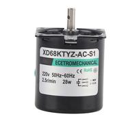 XD68KTYZ AC S1 AC 28W 25 20 30 110r min Permanent Magnet Synchronous Gear Motor Cw CCW for Instrument Automation (2.5 revoluciones)