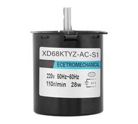 XD68KTYZ AC S1 AC 28W 25 20 30 110r min Permanent Magnet Synchronous Gear Motor Cw CCW for Instrument Automation (110 curvas)