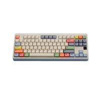 XDA PBT Dye Juego de Teclas sublimadas para Teclado mecánico Diseño del 75% Compatible con GMK Canvas Wooting Minimalism Retro Custom DIY Gaming Keyboards
