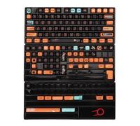 XDA PBT Keycaps, 141 Teclas Dye Sublimation Fadeless Custome Key Cap Set para 61 87 98 104 108 141 Cherry MX Switches Teclado Mecánico, Altura XDA (Tema de Juego)