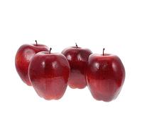 XDAWQP 4 Modelos realistas de Frutas Rojas deliciosas, Accesorios Decorativos para fotografía en casa y exhibición Realista de Frutas Falsas para Eventos y educación temprana.