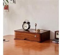 XDAWQP Archivador de Escritorio - Caja de Almacenamiento de Madera Maciza, archivador de Escritorio de Madera con cajones con Cerradura, archivador Plano de 1, 2, 3 o 4 Niveles,1 Layer