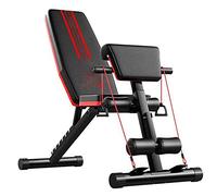 XDAWQP Banco De Pesas Equipo De Gimnasio Ejercicio Banco De Pesas Multifunción, Banco con Mancuernas, Equipo De Ejercicios Abdominales con Asistencia De Movimiento para Abdominales