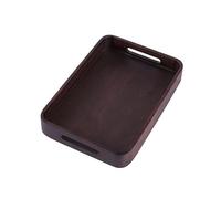 XDAWQP Bandeja para Verduras, Bandeja de Nogal Chino, Bandeja Rectangular de Madera para té, Taza de té para el hogar, Bandeja para Pan, Pizza, Bandeja para Comida, decorac,A Small