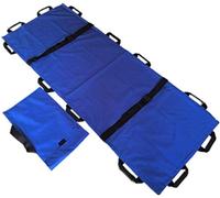 XDAWQP Camilla de Transporte de Rescate de Emergencia Plegable, Lona Suave, cinturón de Seguridad Impermeable para Lugares Deportivos en el hogar, Ambulancia 822, Azul