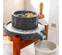 XDAWQP Molinillo de café Manual, Molinillo de Piedra para Cocina doméstica, Molinillo de Piedra para Trigo, Especias, Semillas de sésamo, Molinillo de Pasta Seca/húmeda Nuevo he,Large