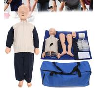 XDAWQP Muñeca de reanimación para niños, Ayuda didáctica para Modelos Humanos, simulador de reanimación cardiopulmonar para niños, muñeca de Entrenamiento de Cuerpo Completo, mo