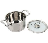 XDAWQP Olla Caliente Gruesa De Acero Inoxidable, Olla Pequeña Individual, Olla para Una Persona, Olla para Una Sola Persona, Olla Comercial para Sopa, Autoservicio, OL,Pot No Lid