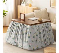 XDCXYD Juego De Futón Plegable para Estufa De Mesa Calefactora De Invierno Cómoda Manta Extraíble para Sala De Estar Y Balcón(Walnut,70 * 70 * 70cm)