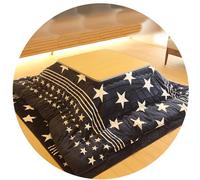 XDCXYD Juego De Mesa Calefactada con Calentador, Manta Y Edredón. Mesa Baja De Estilo Japonés para El Hogar(A)