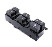 XDETGOK Botonera Elevalunas Compatible con Kia para Forte para K3 2014-2018 Interruptor Control Ventana Automóvil Interruptor Botón del Regulador Ventana Botón Regulador Elevación OEM: 93570-B5002