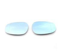 XDETGOK Cristal de Retrovisor Compatible con BMW para E82 Serie 1 Coupé 2011-2013 Lentes De Espejo Retrovisor De Coche OEM: 51167252893 51167252894(Blue,Left and Right)