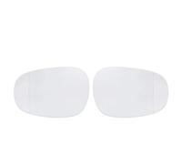 XDETGOK Cristal de Retrovisor Compatible con BMW para E82 Serie 1 Coupé 2011-2013 Lentes De Espejo Retrovisor De Coche OEM: 51167252893 51167252894(White,Left and Right)