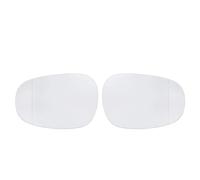 XDETGOK Cristal de Retrovisor Compatible con BMW para Serie 1 Coupé LCI-Facelift E82 Modelo 2011-2013 Lente De Espejo Retrovisor OEM: 51167252893 51167252894(Left and Right)
