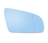 XDETGOK Cristal de Retrovisor Compatible con para A4 S4 2001-2008 Accesorios Exteriores para Automóviles Lentes De Espejo Retrovisor Automotriz OEM: 8E0857535E 8E0857536E(Blue,Right)