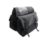 XDETGOK G Bolsa De Alforja Impermeable Compatible con Suzuki para DR650, Portaequipajes Trasero para Motocicleta, Portaequipajes De Carga, Bolsa De Embalaje Maletero Doble(Black,clor1)