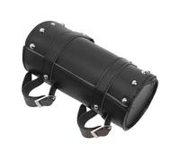 XDETGOK G Bolsas Universales Motocicleta Poliuretano Negro, Herramientas Moto Bolsa Horquilla Delantera Alforja Manillar Alforja Sillín Bolsa Almacenamiento Alforjas Traseras Carreras