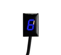 XDETGOK Indicadores de Marchas para CBR400R para CBR300R 2021 2022 2023 2024 Indicador Pantalla Marcha 1-6 para Motocicleta para Medidor Velocidad Indicador Cambio Marcha Accesorios Generales(Blue)