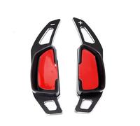 XDETGOK Levas Cambio Volante Compatible con Benz para W205 X253 2015 2016 2017 para W213 C117 2016 2017 Extensión De Palanca De Cambios para Volante De Aluminio Accesorios para Coche(Black)