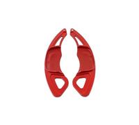 XDETGOK Levas Cambio Volante Compatible con VW para Polo G-TI 6C Facelift 2015 2016 2017 Controlador De Volante De Coche Paleta De Cambio Extensión De Accesorios De Repuesto(Red)
