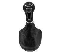 XDETGOK Perilla Cambio Marchas Compatible con Seat para Altea XL 2006 2007 2008 2009 2010 2011 2012 2013 2014 2015 Pomo De Cambio De Marchas para Coche(6 Speed Gear Case)