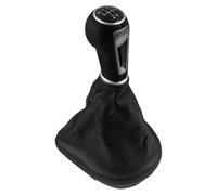 XDETGOK Perilla Cambio Marchas Compatible con Seat para Altea XL 2006 2007 2008 2009 2010 2011 2012 2013 2014 2015 Pomo De Cambio De Marchas para Coche(5 Speed Gear Case)