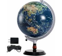 XDgfjrCGKJ Globo Iluminado Led, Globo Educativo de Escritorio(12in a)
