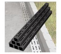 XDgfjrCGKJ Sistema de Drenaje de Zanja de Acero Inoxidable for acera de Patio(6pcs,100x10x5cm)