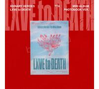 Xdinary Heroes - LXVE to DEATH (Photobook ver.) + Limited Photocards* [7th Mini Album] - The End ver. (LXVE to DEATH), Without Photocard