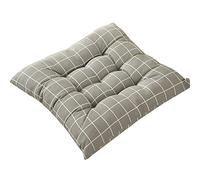 XDKS Cojines de asiento para silla, cojín de asiento para silla de jardín, cojín de respaldo bajo (30 x 30 cm, rejilla ligera)