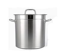 XDLEDMKIZ Olla Grande de Acero Inoxidable 304, Barril Comercial para sopas/salmuera/Almacenamiento, con Tapa, para cocinas de Gas/inducción.
