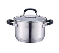 XDLEDMKIZ Olla Grande para Sopa, de Acero Inoxidable 304 Reforzado, para Uso Comercial o doméstico, Apta para cocinas de Gas o de inducción.