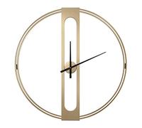XDLEDMKIZ Reloj de Pared Moderno Redondo de Hierro Forjado nórdico, Creativo, silencioso, no Digital, Decorativo, para Sala de Estar, Moderno