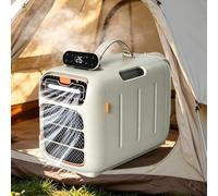 XDLYWUZIQ Aire Acondicionado, Unidad Móvil De 220 V para Refrigeración Rápida Sin Manguera De Escape, Refrigeración, Deshumidificación, Bajo Consumo De Energía De 500 W para Tiendas De Campaña