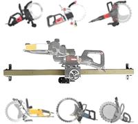 XDLYWUZIQ Guía De Sierra Circular Eléctrica De Aleación, Guía De Corte Automática con Balancín Giratorio, Accesorios para Corte De Paredes, Suelos Y Taludes. 3m