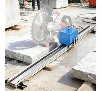 XDLYWUZIQ Guía De Sierra De Corte De Hormigón Eléctrica De Alta Velocidad, Guía Lineal De Riel De 150 W con Balancín Giratorio para Hormigón, Piedra Y Ladrillo. 3m
