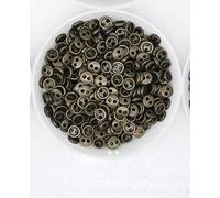 XDMING 100 Uds Mini Botones de Metal 3-8mm para 1 Ropa de muñeca Hecha a Mano Hebillas Redondas 2 Agujeros Botones para álbum de Recortes Accesorios de Costura