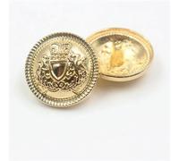 XDMING 18mm 22mm 25mm 10 unids/Lote Escudo botón de Metal suéter Dorado Abrigo decoración Camisa Botones Accesorios DIY