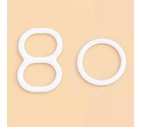 XDMING 50 Juegos de Hebilla de Anillo Redondo de 6-15mm, Sujetador, Ropa Interior, Ajuste de Bikini, Cierre Deslizante, Tirantes, Vestidos, Conector de Correa, Accesorios de Gancho