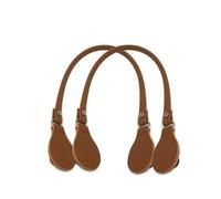 XDMING Asas de Cuero con Cierre de Gota para Bolso de Mano Obag de Mujer. Asa con Extremo de Gota extraíble para Bolsos O Bag.