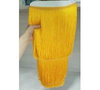 XDMING Lote de 2 Metros de 50 cm/100 cm de Largo con Flecos de Encaje para Manualidades, Vestidos Latinos, escenarios, Ropa, Cortinas, Accesorios, Cinta.